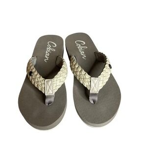 Cobian Women’s Size US 6 Braided Bounce Sandal Straps Comfort Slip On NEW
